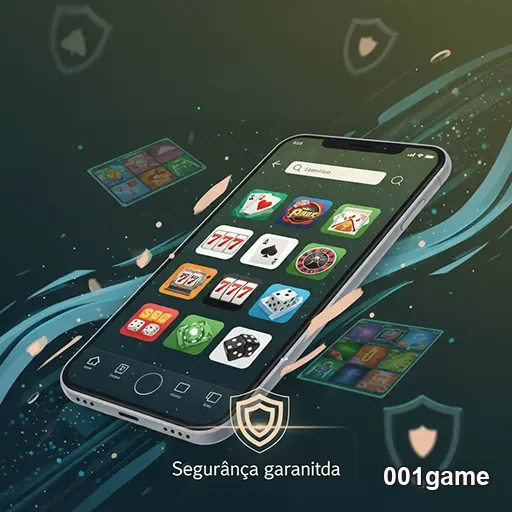 Imagem do aplicativo VIP de serviços da 001game, com layout atraente e recursos exclusivos.