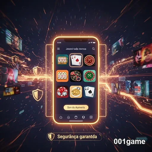 Jogador desfrutando de cassino ao vivo no celular