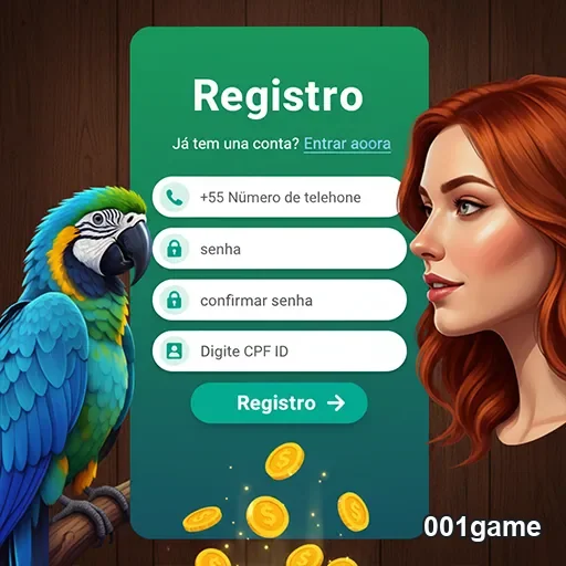 Imagem do cadastro VIP e serviços oferecidos pelo 001game.