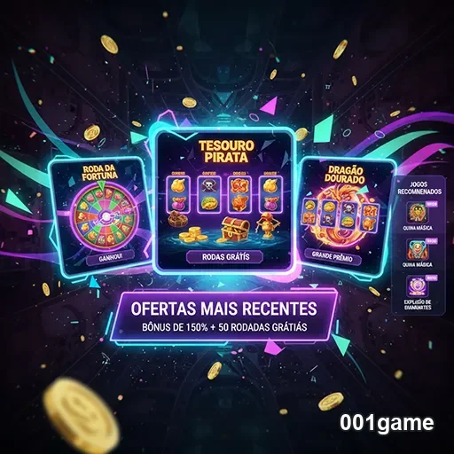 Imagem das ofertas mais recentes do site 001game, destacando promoções e jogos disponíveis.